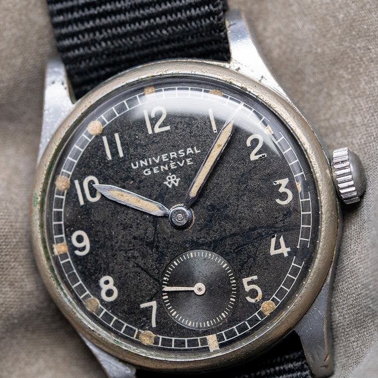 1941 Universal Genève 'Wilhelmina' Black 30mm 31250