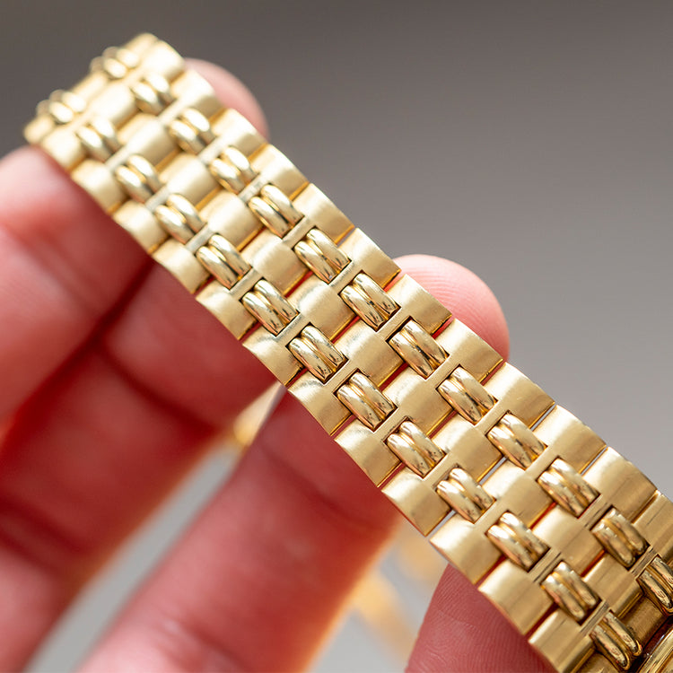 1990s Blancpain Villeret Moonphase Tiffany & Co 18ct Gold - vault