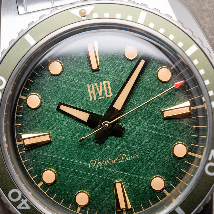 2022 HVD SpectreDiver Emerald Manual Limited Edition 40mm