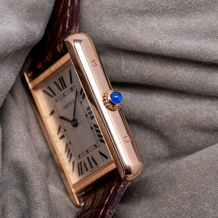 2020 Cartier Tank Solo Large 18ct Rose Gold Quartz 3167 27x34mm