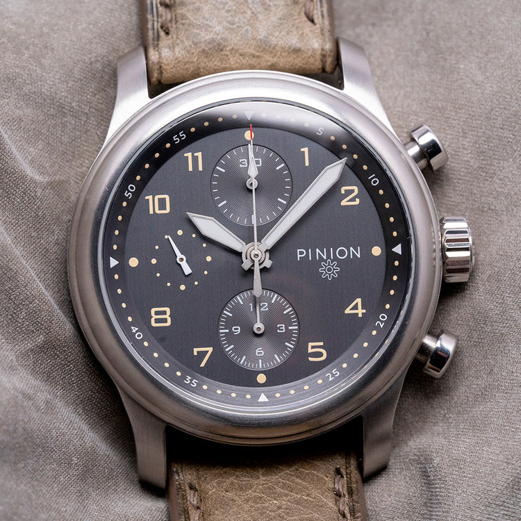 2025 Pinion Elapse 42mm Anthracite Grey Chronograph