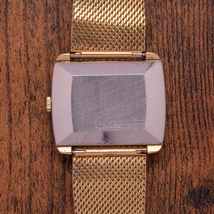 1970s Zodiac Automatic Gold-Plated "TV Screen"