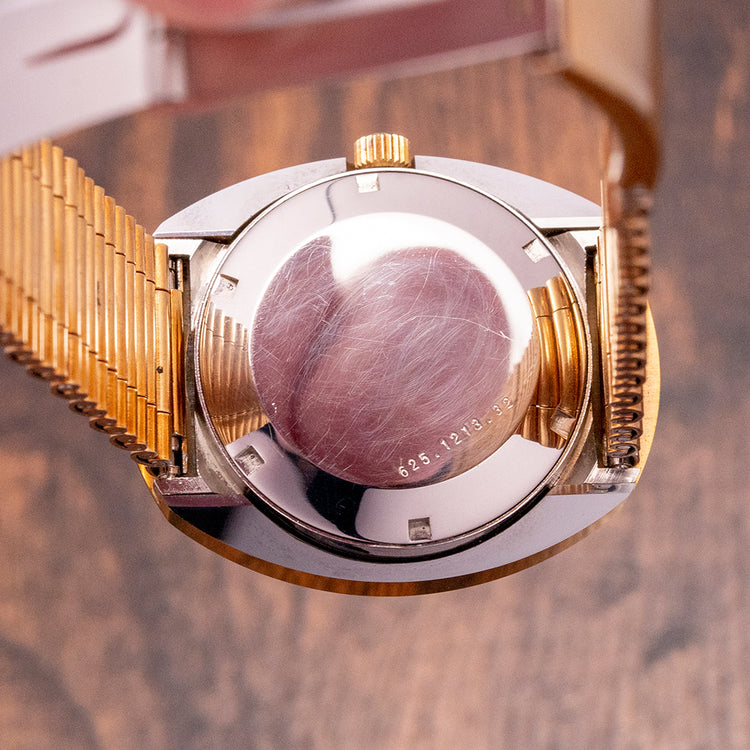 1970s Rare Certina Rado DiaMaster Day/Date Gold-Plated