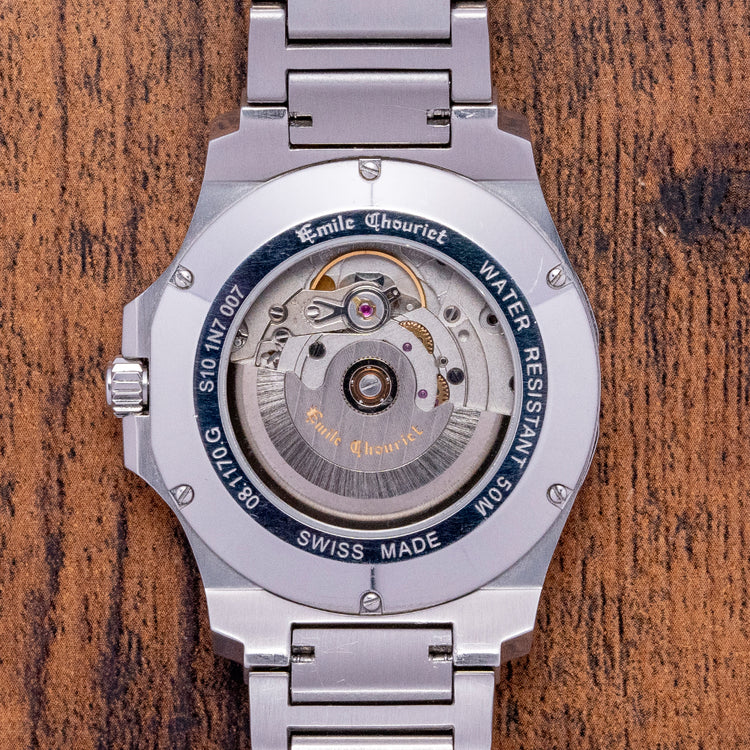 2020 Emile Chouriet Ice Cliff 40mm Blue Automatic