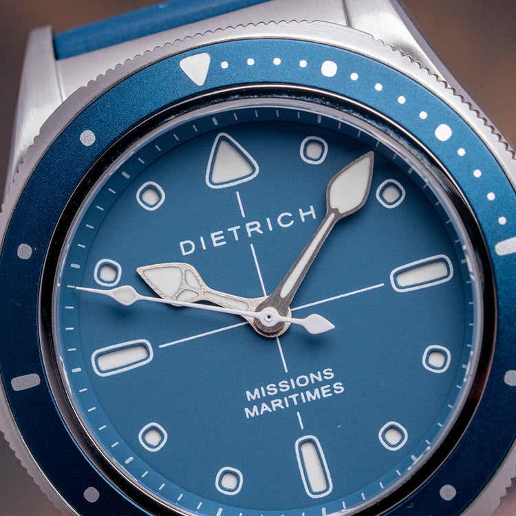 2023 Dietrich Missions Maritimes SD2 Azure Blue 38.5mm