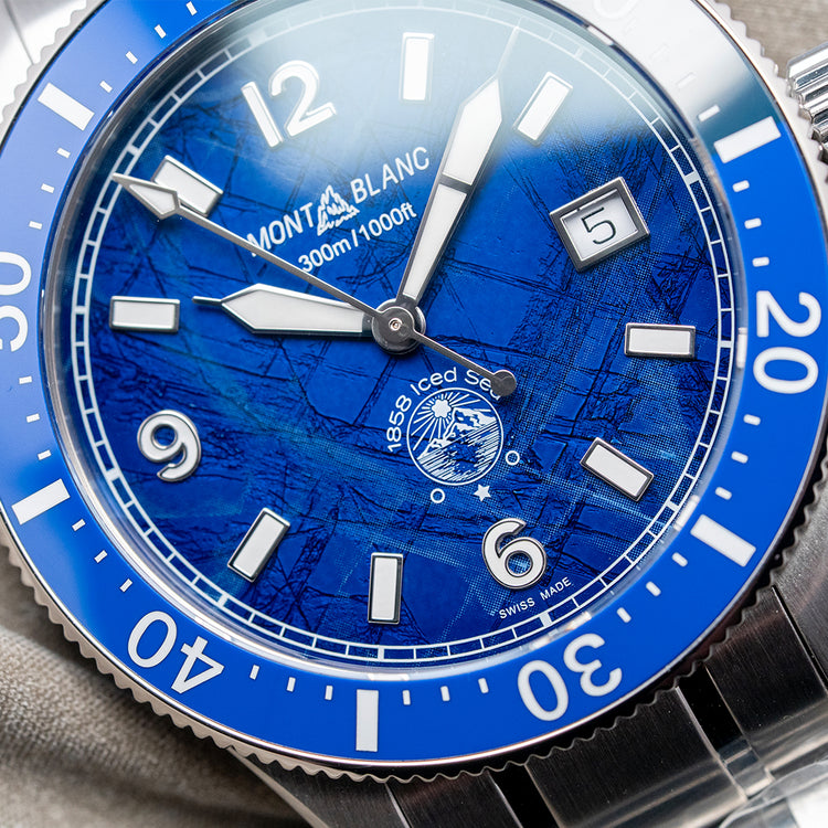 2025 Montblanc Iced Sea Automatic Blue 41mm 129369