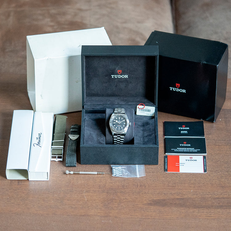 2018 Tudor Black Bay Steel on Strap + Forstner 79730