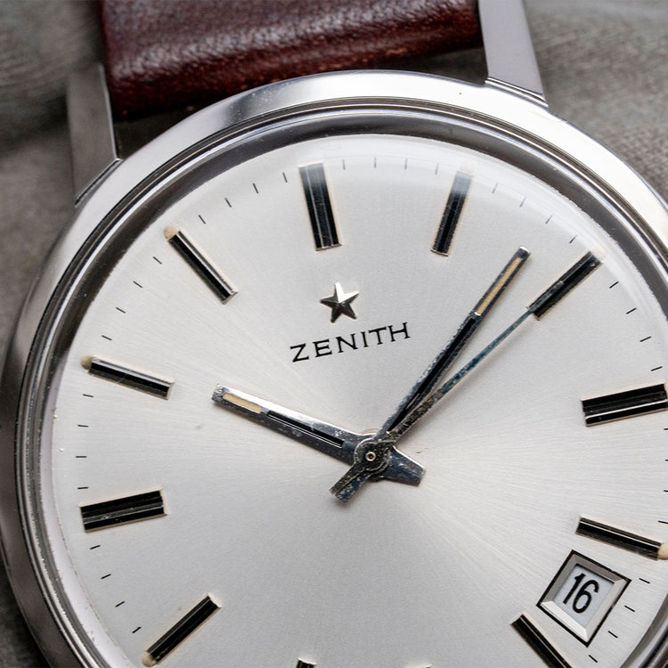 1960s Zenith Date Silver Dial Manual Cal. 2562C 36mm