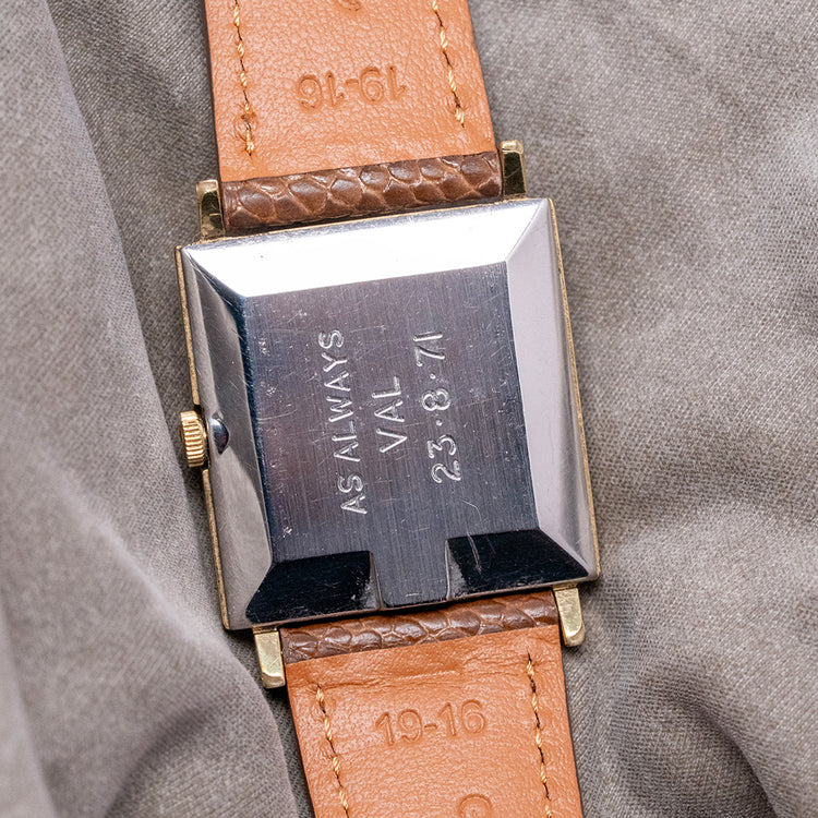 1968 Omega De Ville Square Gold Plated 26mm 111.071