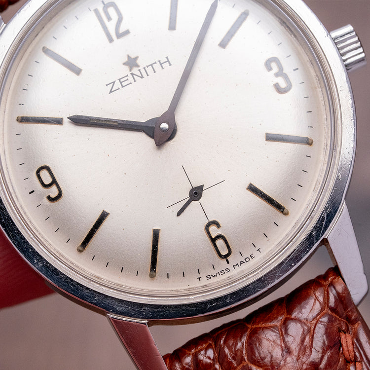 1965 Zenith Manually Wound "Explorer Dial" 33.5mm