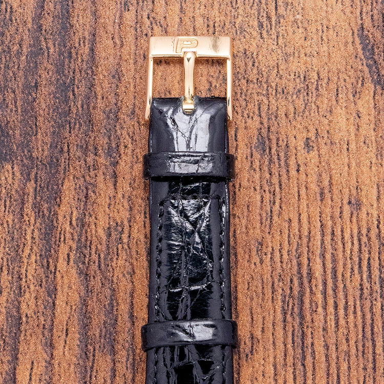 1980s Piaget Tank Tradition 18ct Yellow Gold Diamond Dial