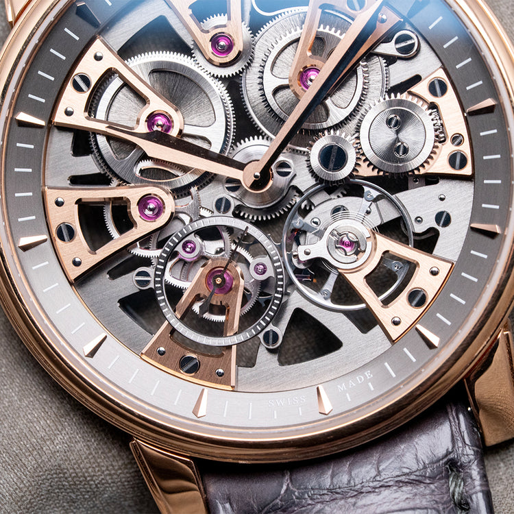 2024 Arnold & Son Nebula 41.5 18ct Red Gold Limited Edition