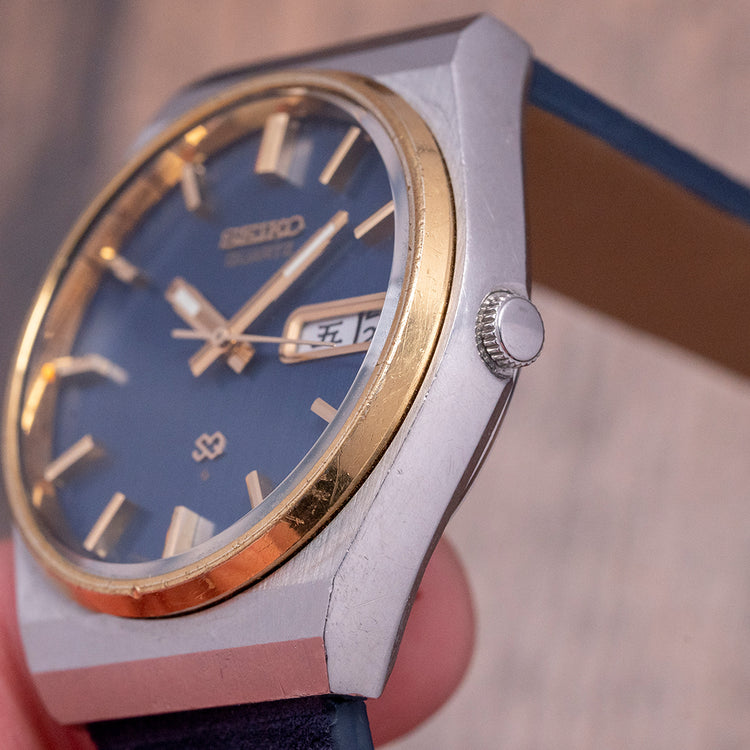 1977 Seiko Quartz 'SQ' Steel & 'Gold' 35.5mm 7546-8059