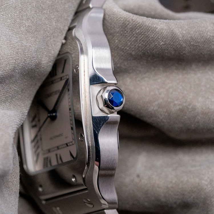 2022 Cartier Santos De Cartier Medium White 35mm WSSA0029