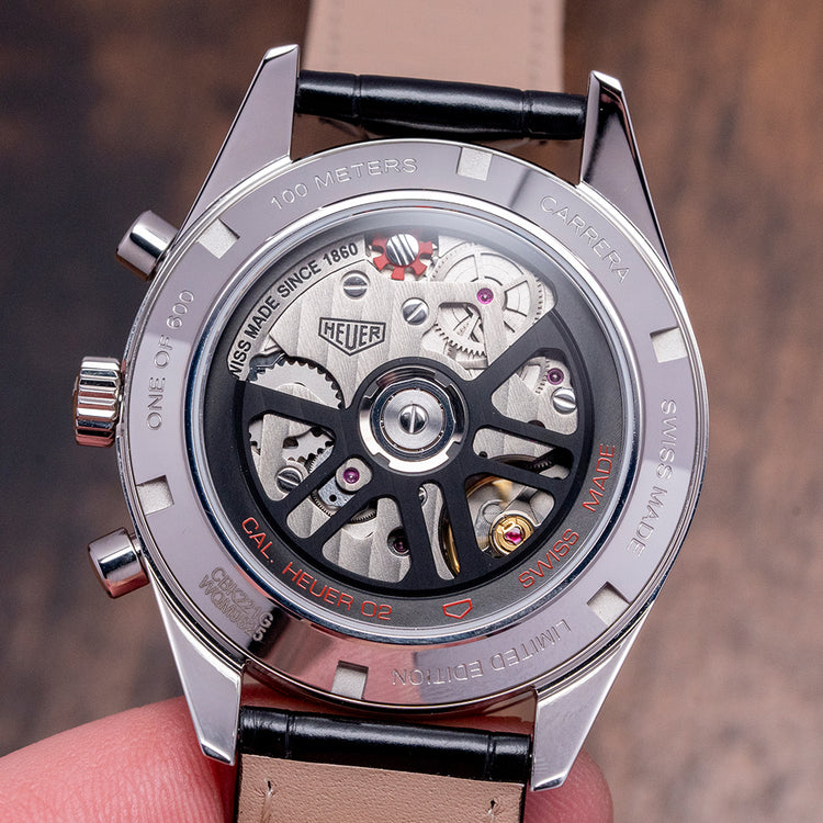 2022 TAG Heuer Carrera Chronograph Red Limited Ed 39mm