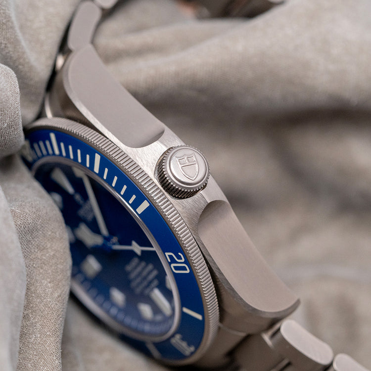 2018 Tudor Pelagos Blue Titanium 42mm on Bracelet 25600TB