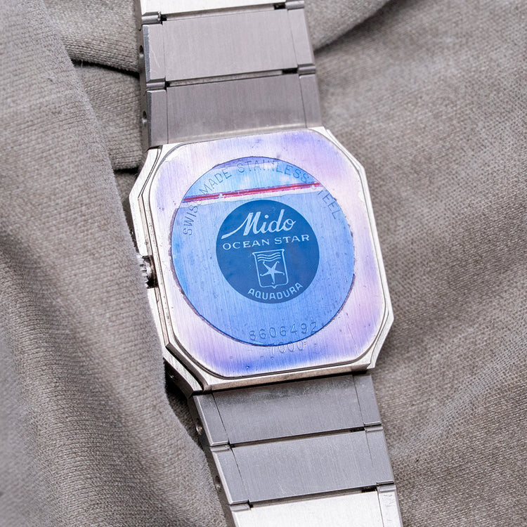 1990s Mido Ocean Star No.1 Aquadura Quartz 23mm