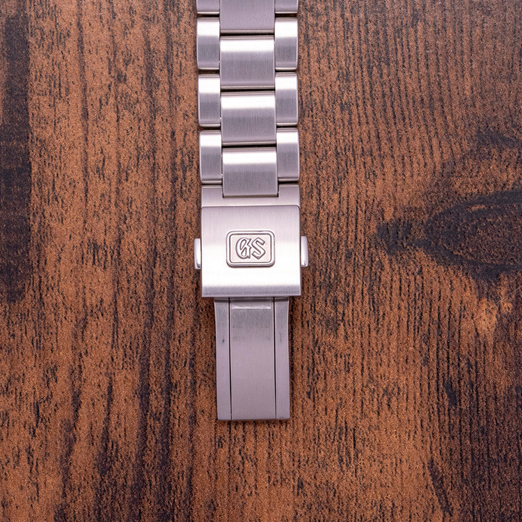 2021 Grand Seiko GMT Quartz Blue SBGN005G on Bracelet