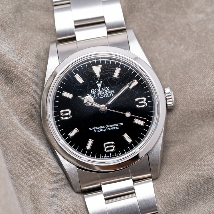 1991 Rolex Explorer I 36mm Tritium 'Frozen Dial' 14270