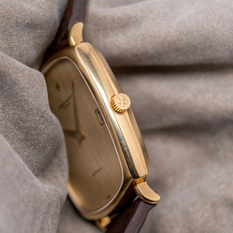 1970s Vacheron Constantin Automatic 18ct Gold "Tank"