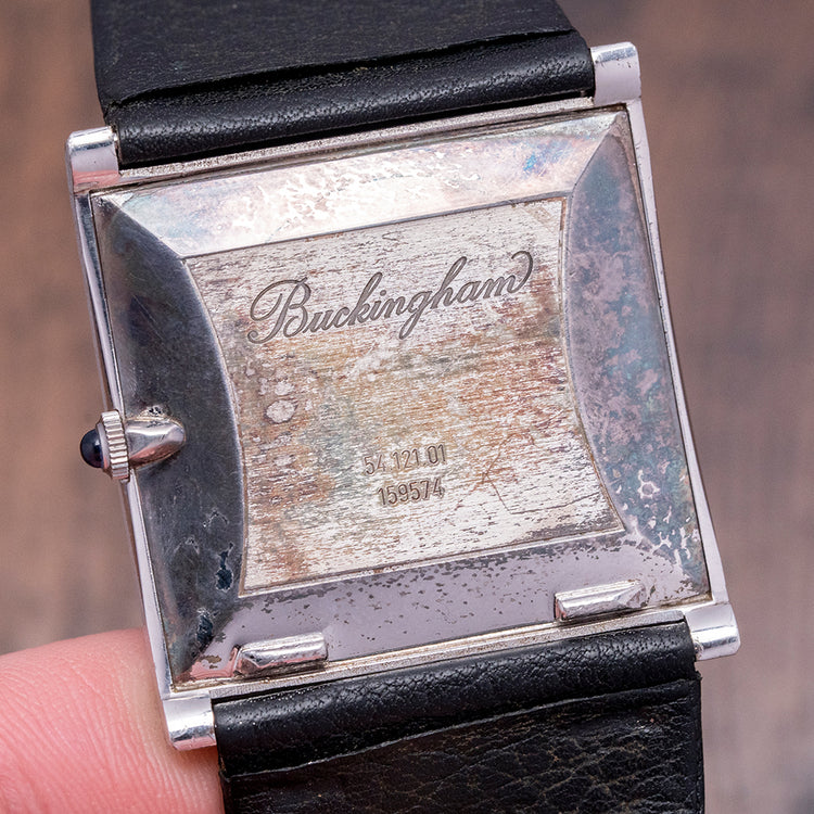 1970s Corum Buckingham .925 Sterling Silver 35.5x38mm 54.121.01