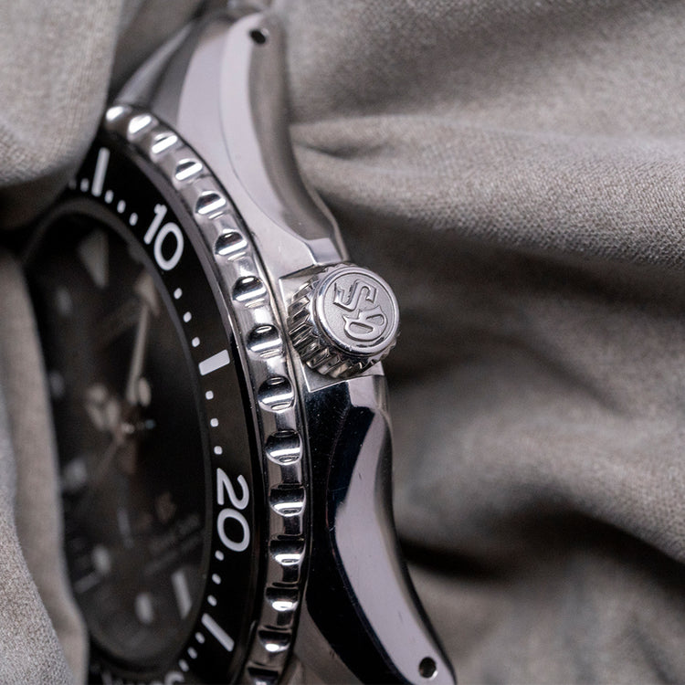 2015 Grand Seiko Spring Drive Diver Black 44mm SBGA029