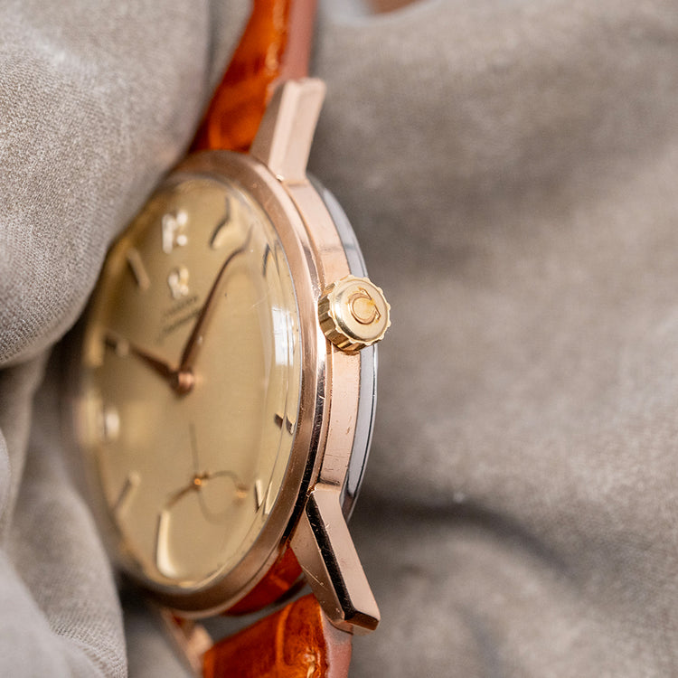 1960 Omega Seamaster Manual Rose Gold Plated 35mm 14389-2