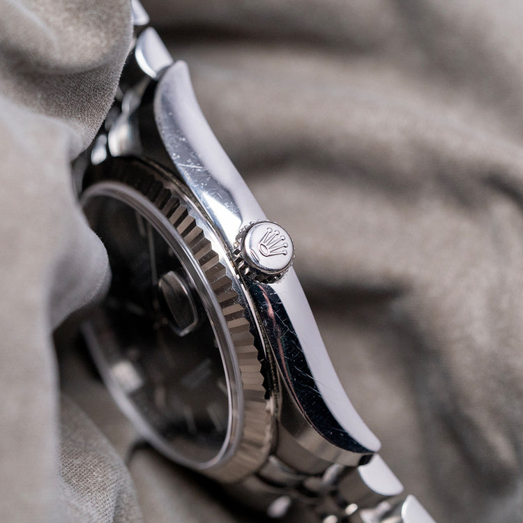 2018 Rolex Datejust Black 36mm Jubilee Roulette Date 116234