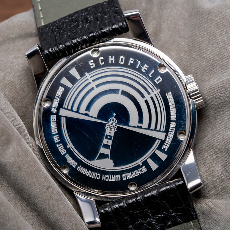 2012 Schofield Signalman GMT Polished Limited Edition 44mm