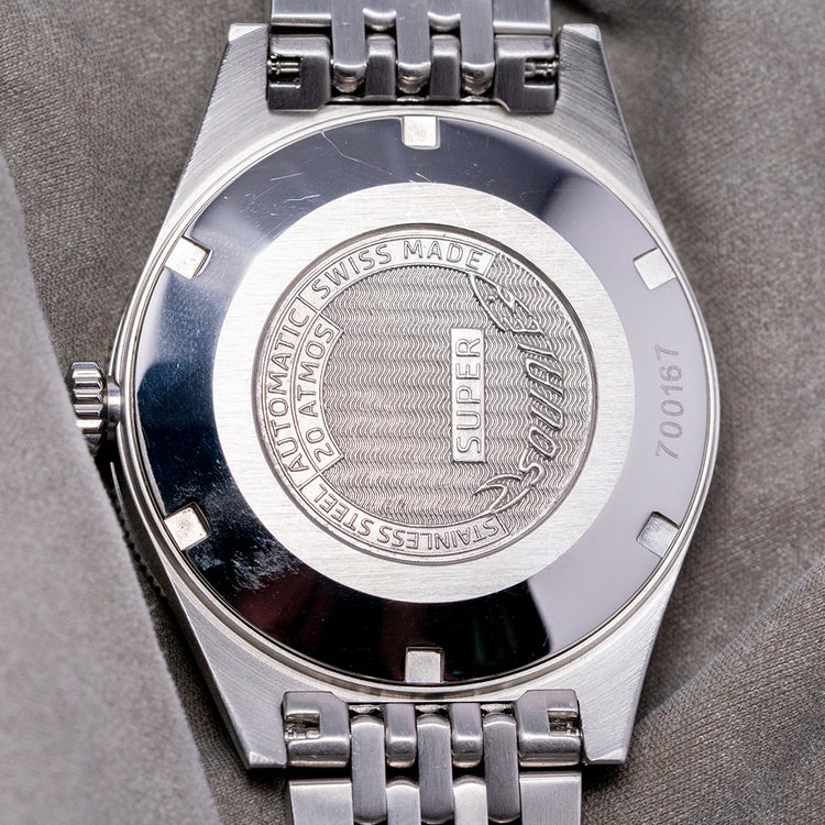 2023 Squale Super-Squale Sunray Black on Bracelet 38mm