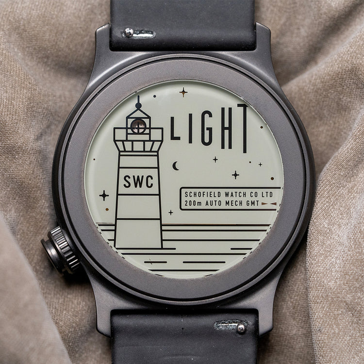 2025 Schofield Light "The Dark One" Automatic GMT 40mm
