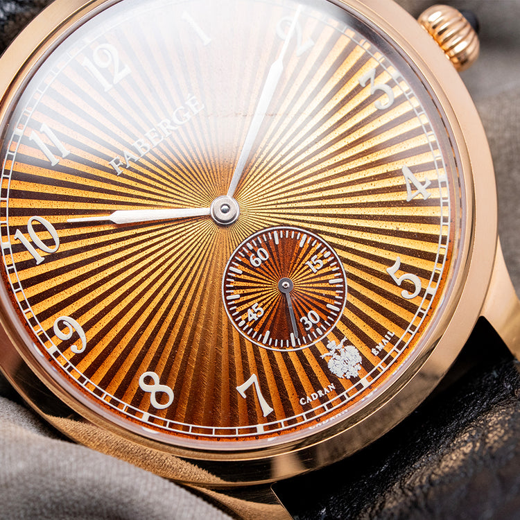 2011 Fabergé Agathon Small Seconds 18ct Rose Gold 40mm