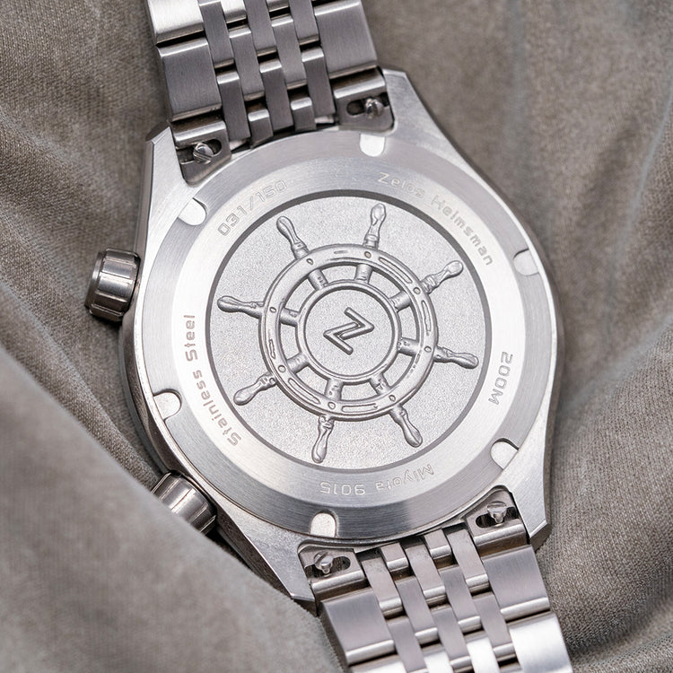 2025 Zelos Helmsman SS 'Midnight' Limited Auto 40mm