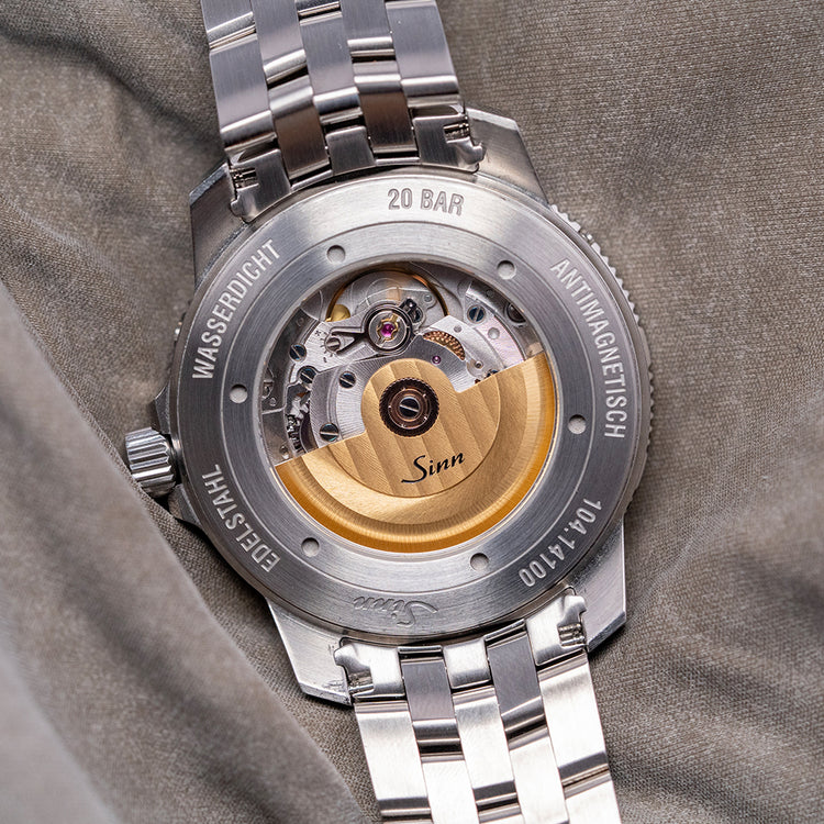 2023 Sinn 104 St Sa I B Blue 41mm Automatic on Bracelet