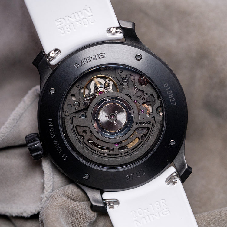 2025 MING 37.02 Monolith Black DLC 38mm Automatic