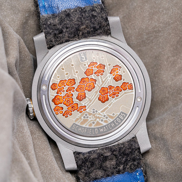 2022 Schofield B5 Japanese Sakura Automatic 44mm