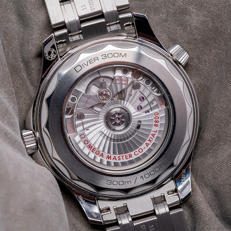 2024 Omega Seamaster Green Ceramic Wave 42mm on Bracelet