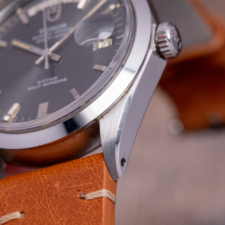 Near NOS 1969 Tudor Oyster Prince Date + Day Jumbo 38mm 7017/0