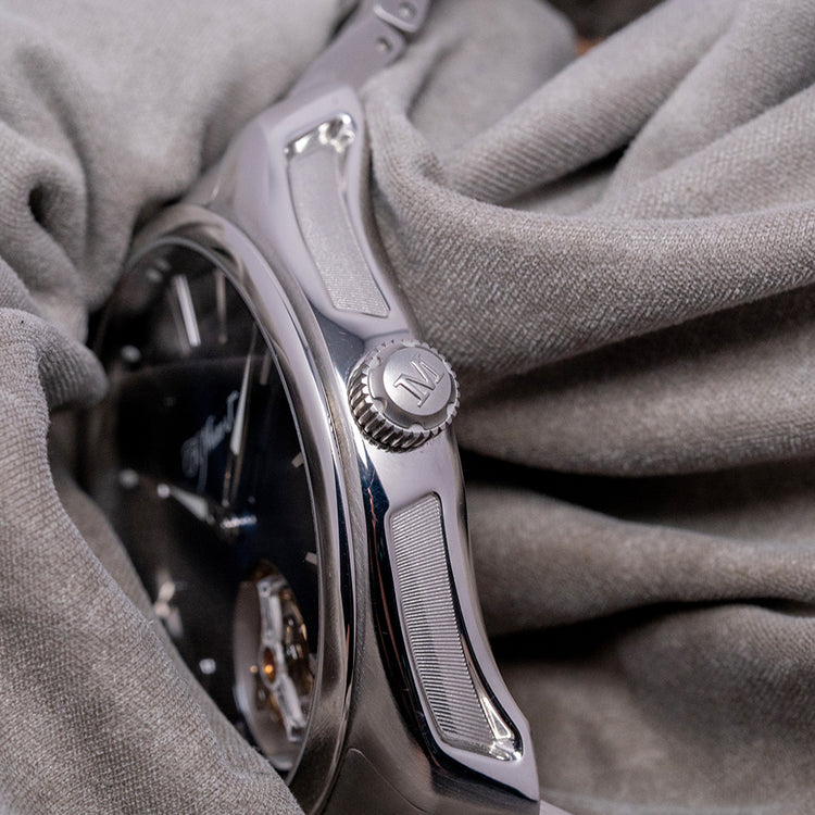 2019 H. Moser & Cie Pioneer Tourbillion Midnight Blue Limited