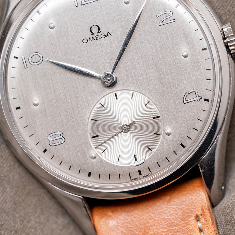 1947 Omega 'Jumbo' 38mm Manual Cal. 30T2 Silver Dial 2505-1