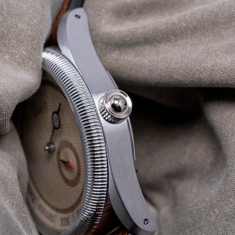 2025 Vario Navi Single Hand Sand Beige Compass 38mm