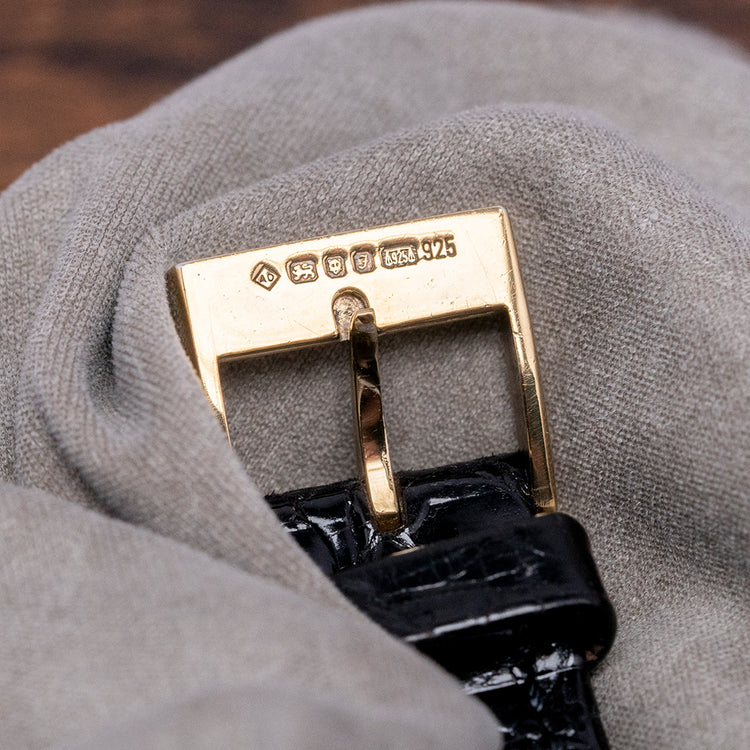 1980s Dunhill .925 Silver "Blue" Dial "Vendôme" 33mm Quartz