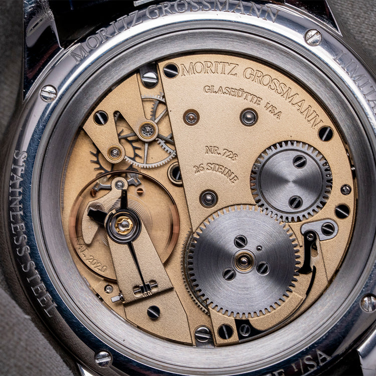 2010s Moritz Grossmann Tefnut Stainless Steel 38.5mm Cal. 202.0