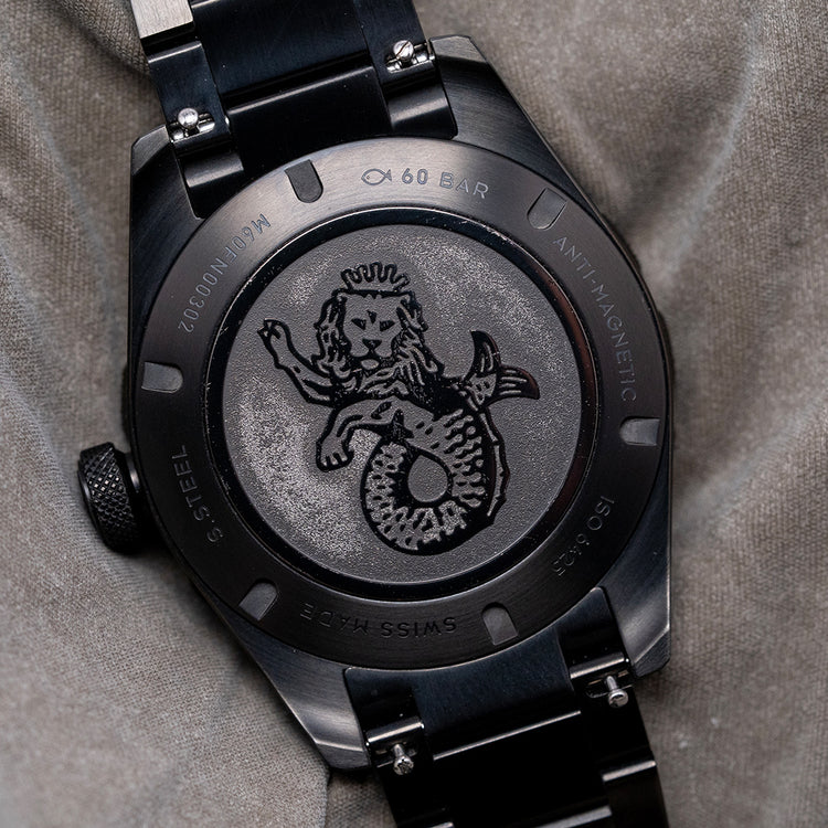 2024 Vertex M60 Aqualion DC Black Date Automatic 40mm