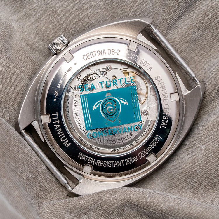 2024 Certina DS-2 Turning Bezel Sea Turtle Conservancy Special Ed 41mm