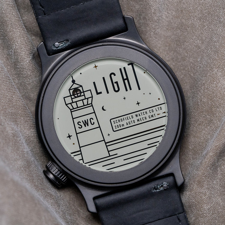 2024 Schofield Light "The Dark One" Automatic GMT 40mm