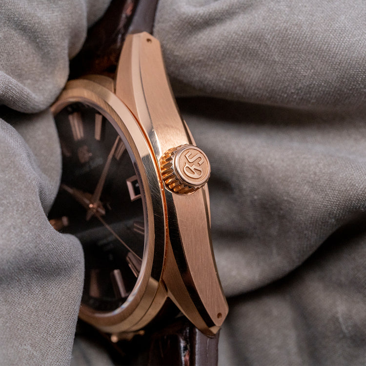 2022 Grand Seiko 18ct Rose Gold 'Tree-Rings' SLGA008J 40mm Limited