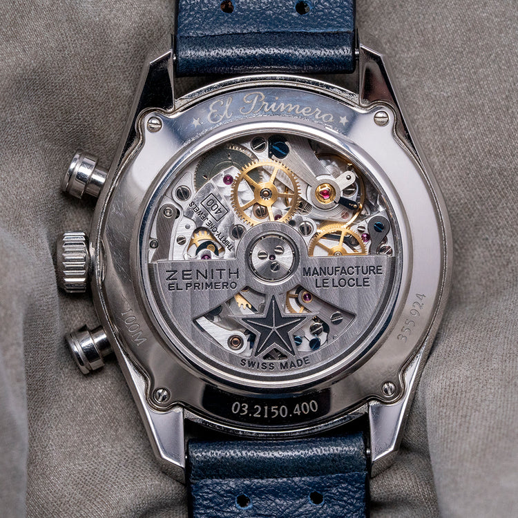 2010s Zenith Chronomaster El Primero 38mm Blue 03.2150.400