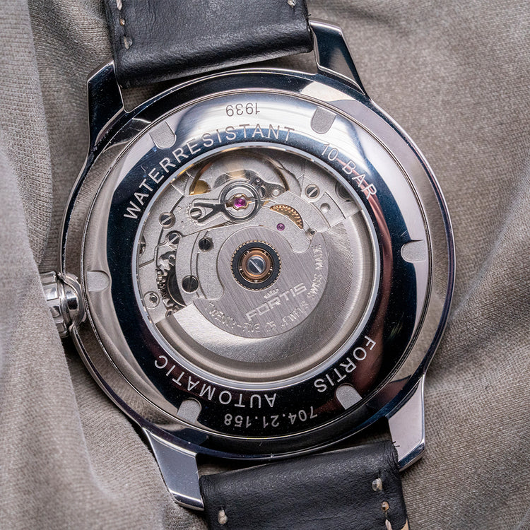 2016 Fortis Aviatis Cockpit Two Black Automatic 41mm