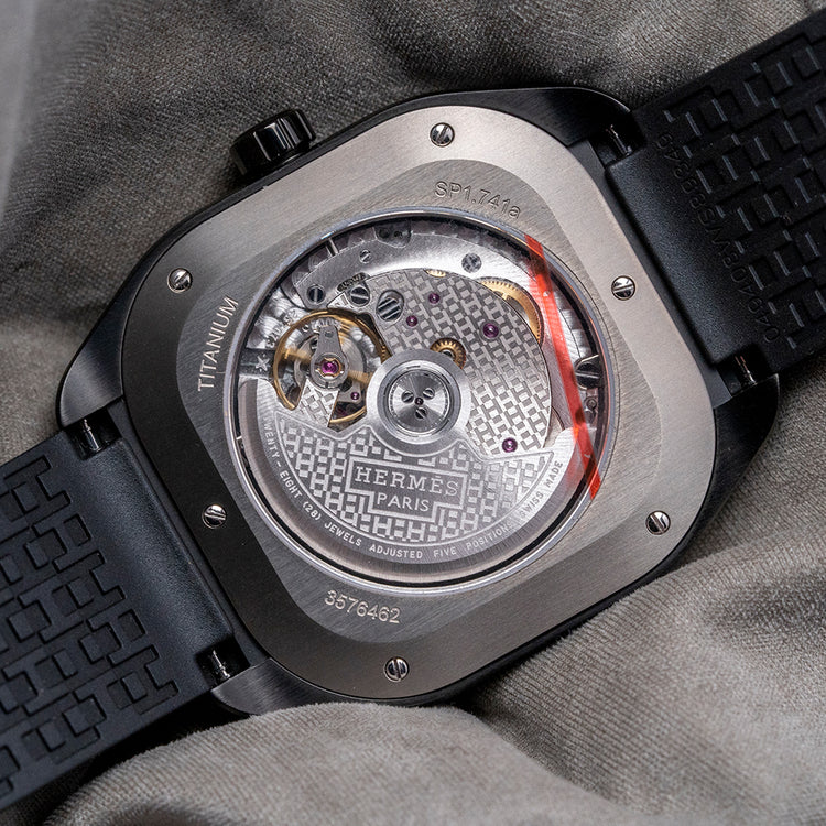 Like-New 2023 Hermès H08 Titanium Black Automatic